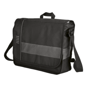 BB0038 - Messenger Bag with Mesh Trim - 600D