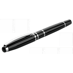Brass Rollerball Pen with Carbon Fibre Trim