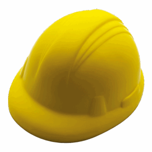 Hard Hat Shaped Stress Ball