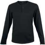 145g Henley Long Sleeve T-Shirt Mens